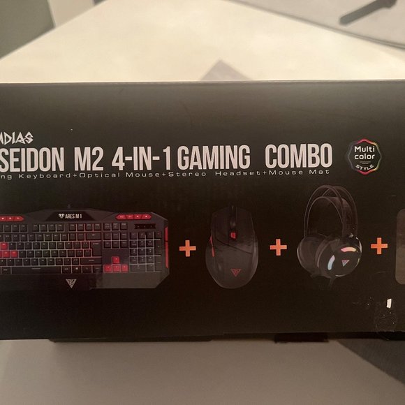 Gamdias 4 and 1 gaming comboKeyboard, mouse, headset